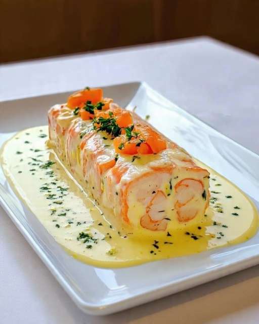 terrine de fruits de mer citronnée saumon saint jacques crevettes