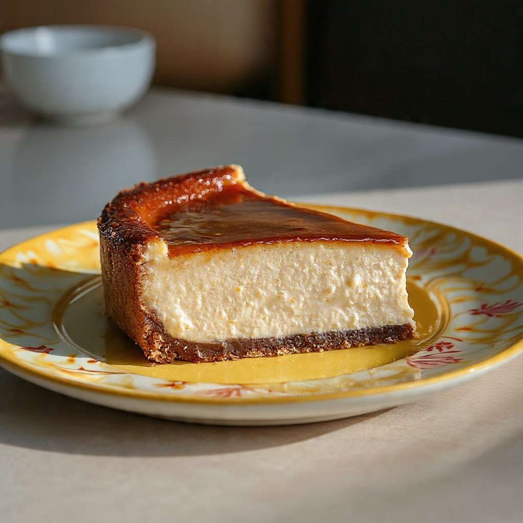 cheesecake skyr caramel léger fondant maison