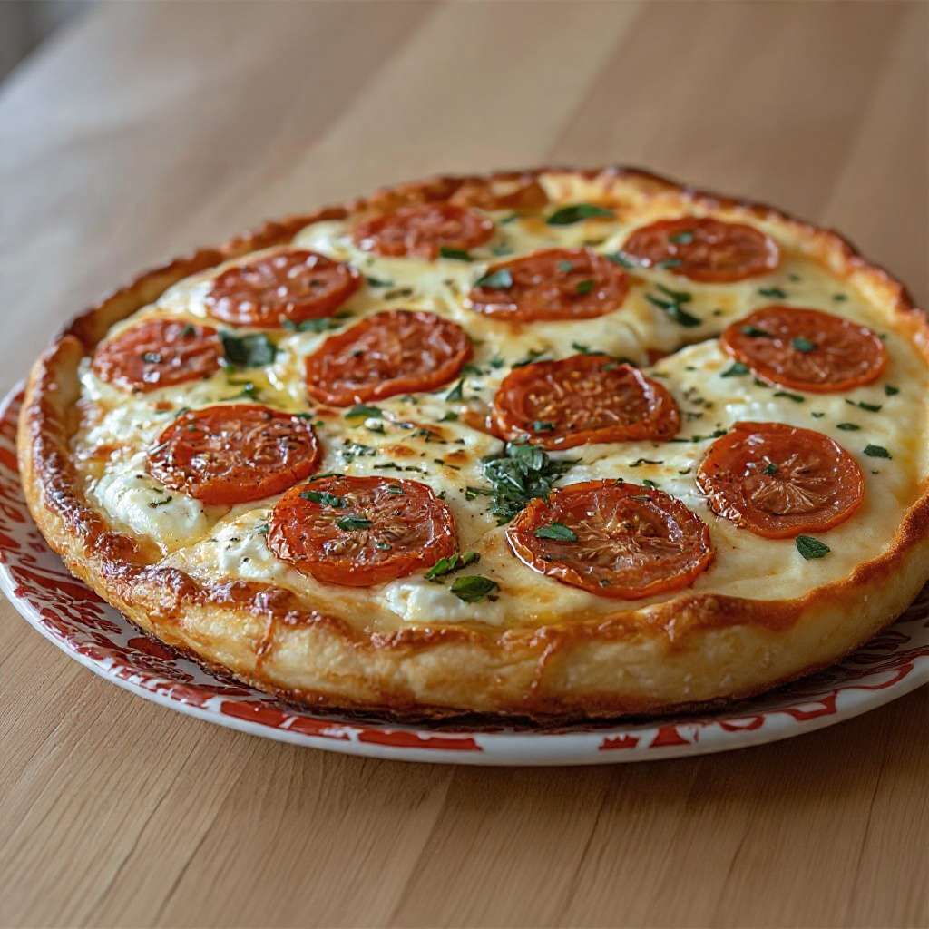 tarte feuilletée tomate mozzarella croustillante dorée