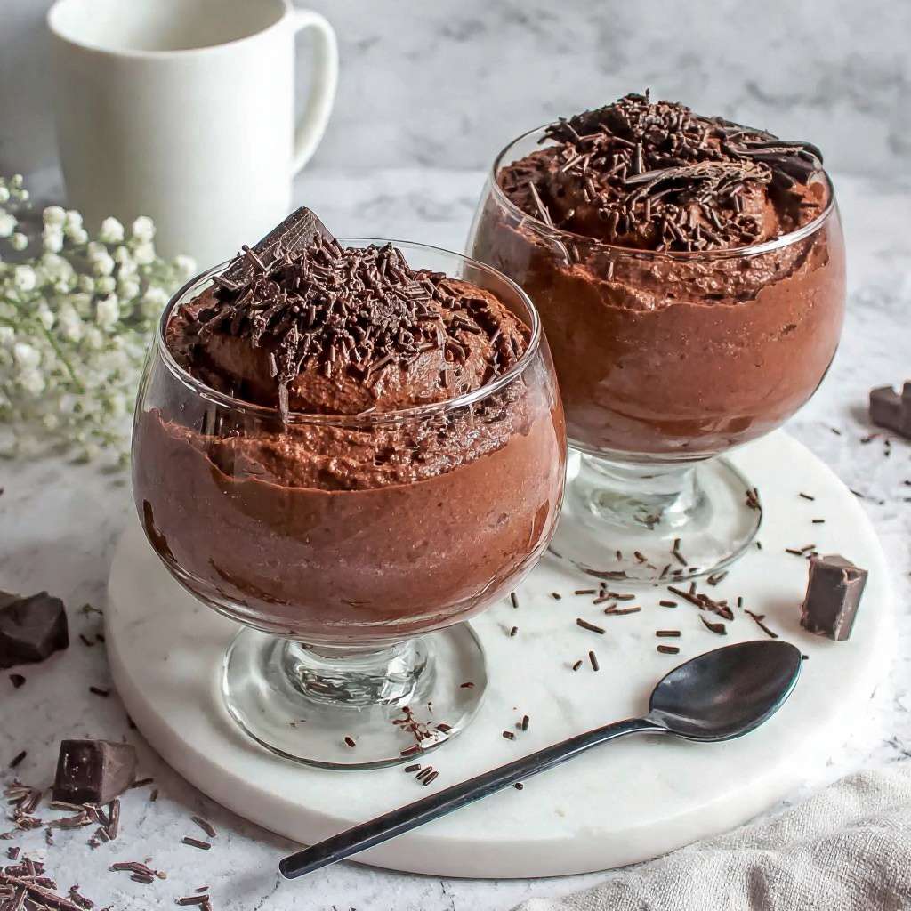 mousse au chocolat mascarpone intense verrine fondante