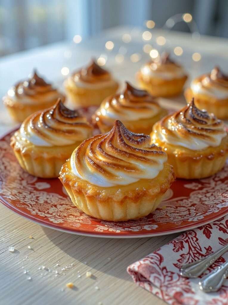 tartelettes citron meringuée doree creme citron maison