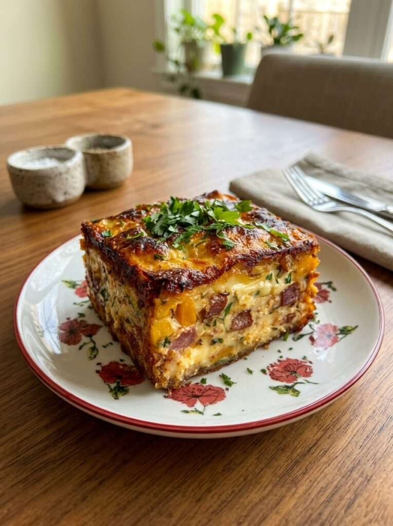 Gratin de légumes jambon fromage dore anti gaspi maison