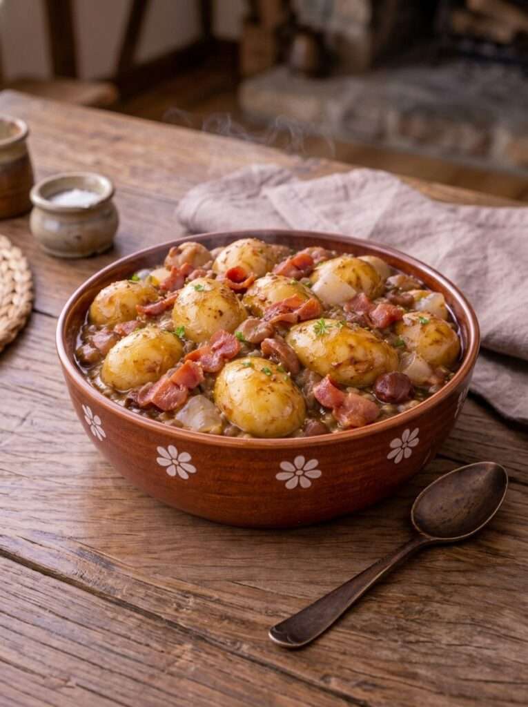 poulet mijoté champignons oignons grelots sauce maison