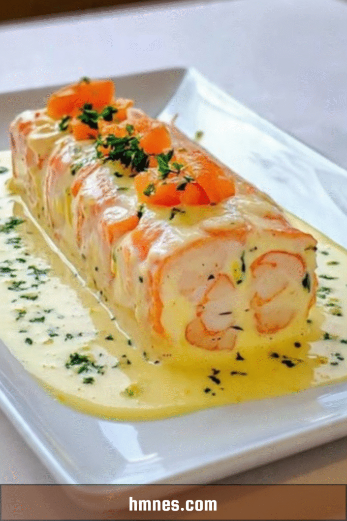 terrine de fruits de mer citronnée saumon saint jacques crevettes