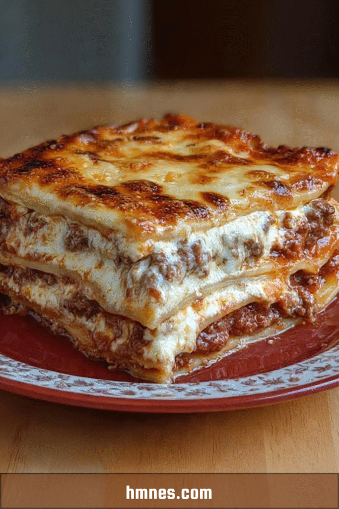 lasagnes boeuf béchamel gratinées fromage fondant