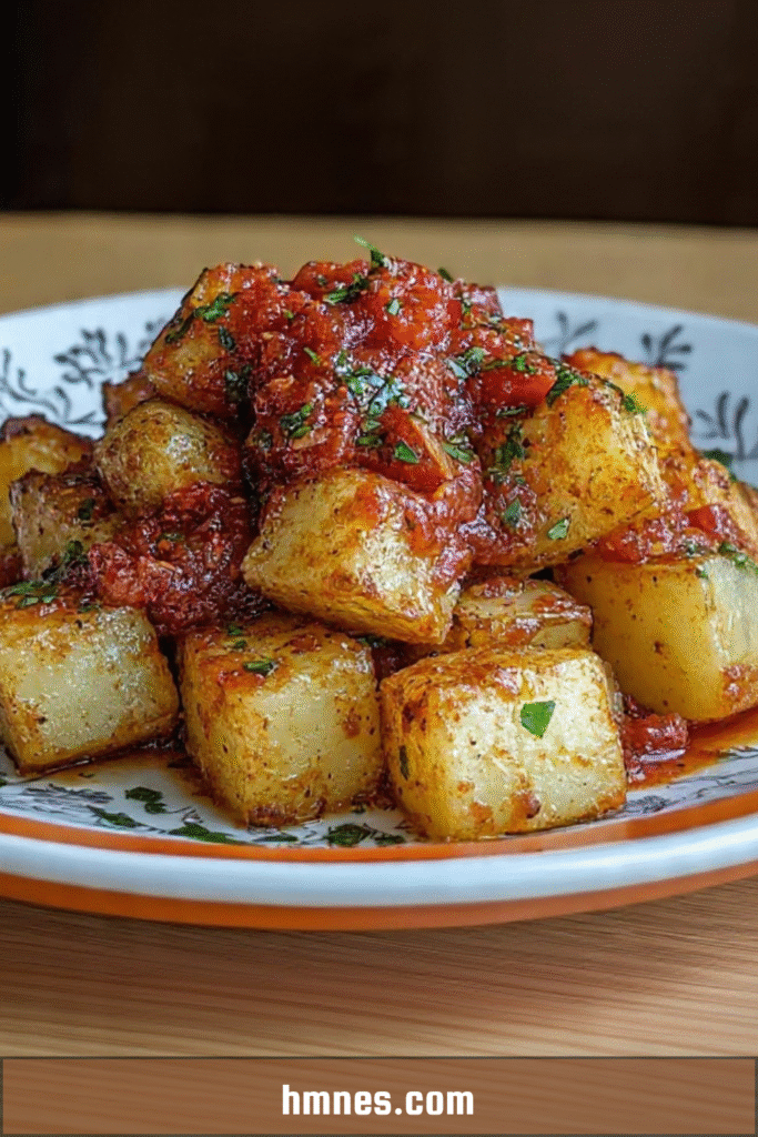 patatas bravas croustillantes sauce tomate épicée tapas