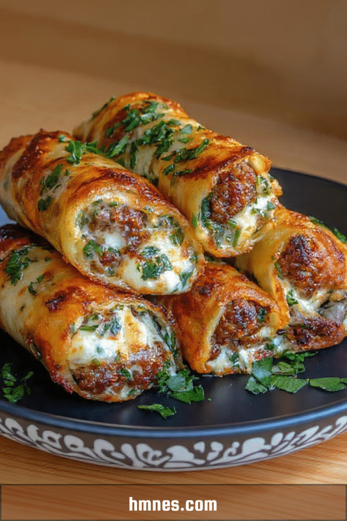 cigares salés boeuf fromage croustillants brick