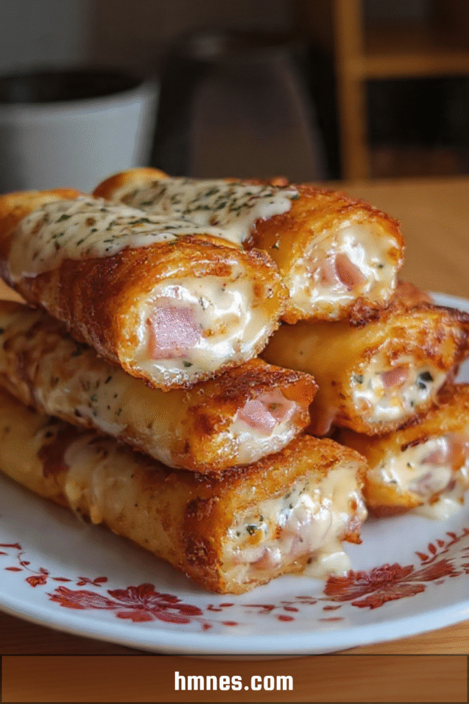 cigares jambon fromage croustillants brick fondant