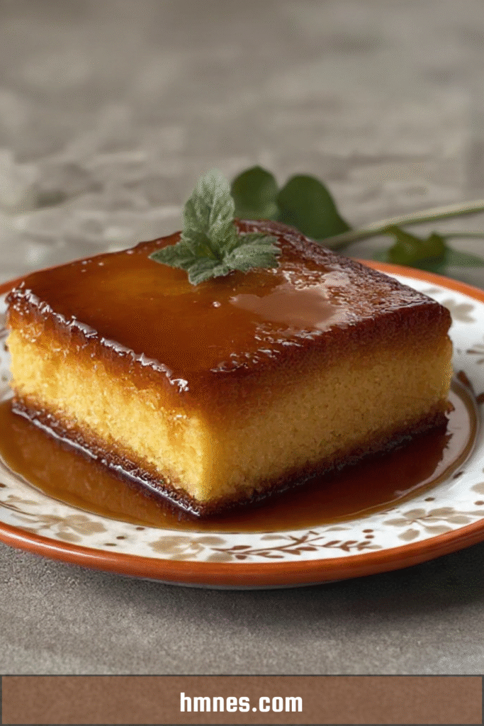 Gâteau au caramel fondant nappé de caramel maison