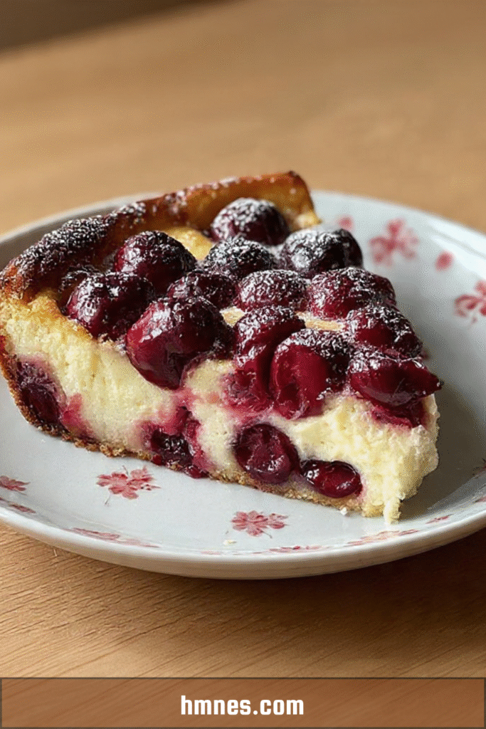 Clafoutis aux cerises moelleux et doré