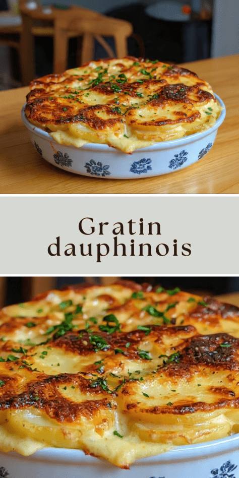 gratin dauphinois fondant croustillant fromage gratiné