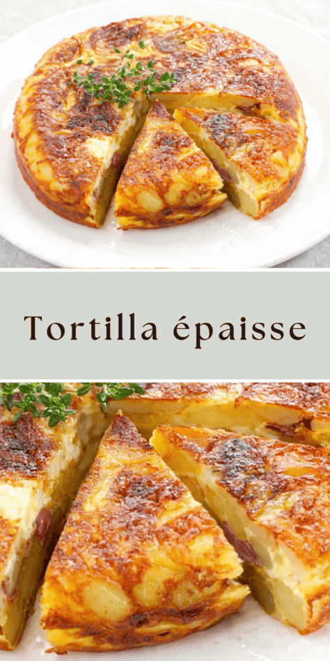 Tortilla épaisse pommes de terre miso blanc sésame