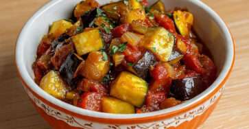 Ratatouille fondante maison aux légumes d’été