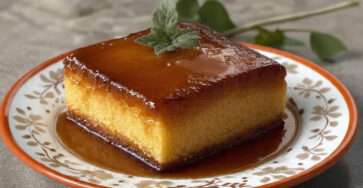 Gâteau au caramel fondant nappé de caramel maison