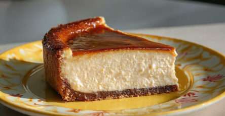 cheesecake skyr caramel léger fondant maison