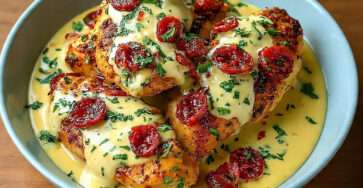 Aiguillettes de poulet sauce crémeuse au chorizo