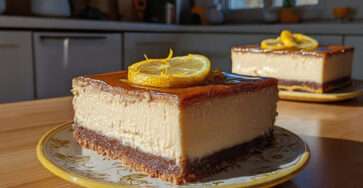 cheesecake citron sans sucre crémeux dessert léger