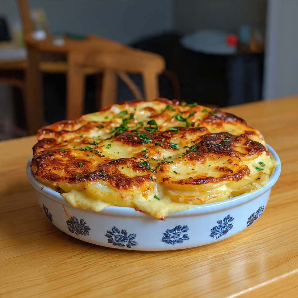 gratin dauphinois fondant croustillant fromage gratiné