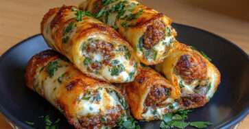 cigares salés boeuf fromage croustillants brick