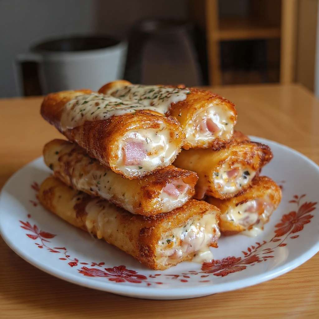 cigares jambon fromage croustillants brick fondant