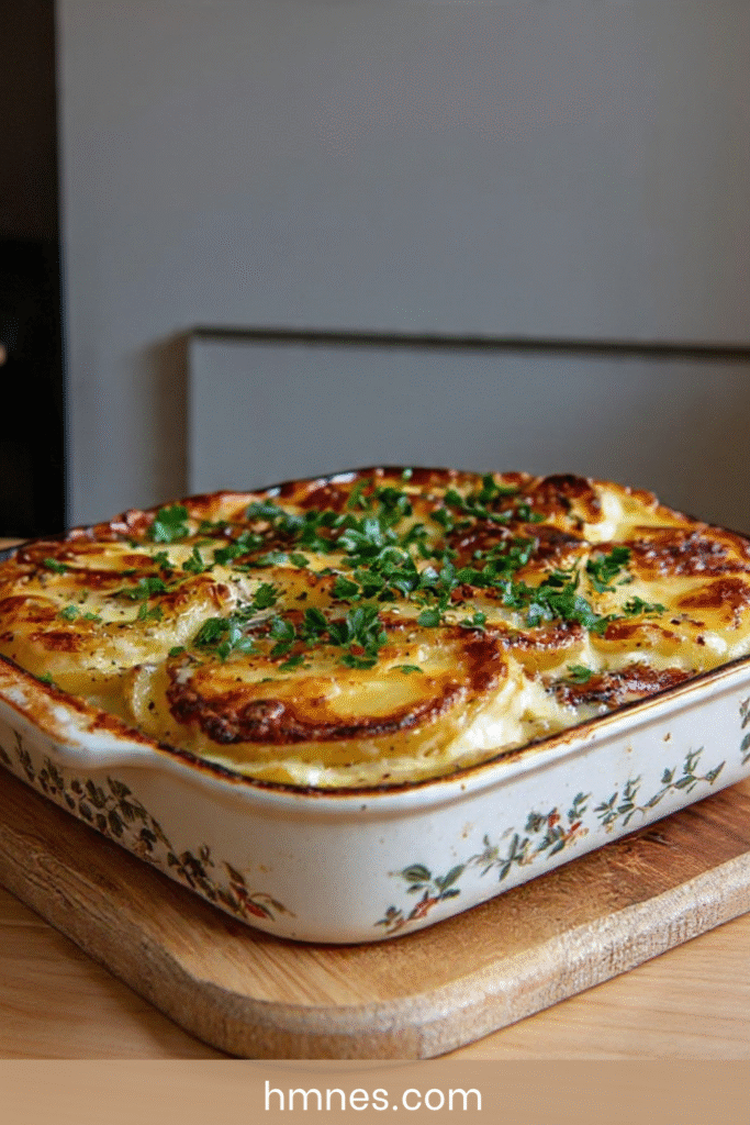 gratin dauphinois classique creme fondant pommes de terre dore