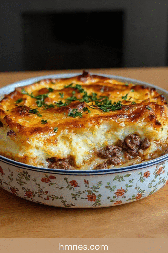 hachis parmentier classique puree viande gratinee fondant