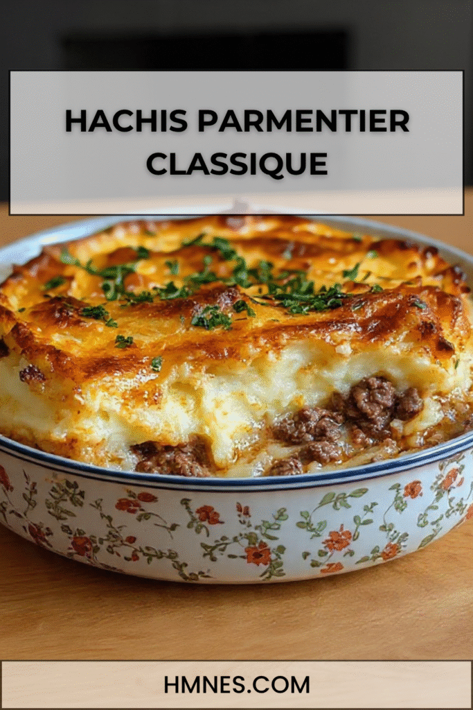 hachis parmentier classique puree viande gratinee fondant