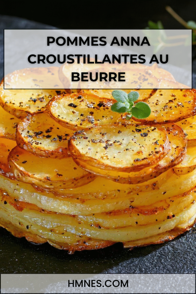 pommes anna croustillantes beurre clarifie dorees rosace