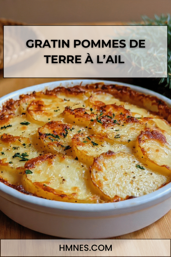 gratin pommes de terre ail fromage gratine fondant maison