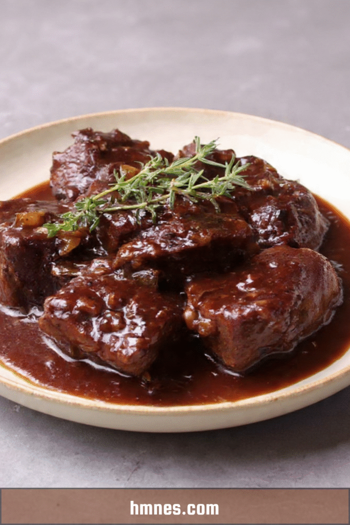 carbonnade flamande bière brune thym boeuf fondant