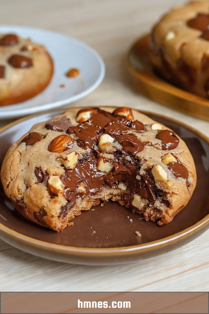 cookies géants chocolat noisette fondants maison