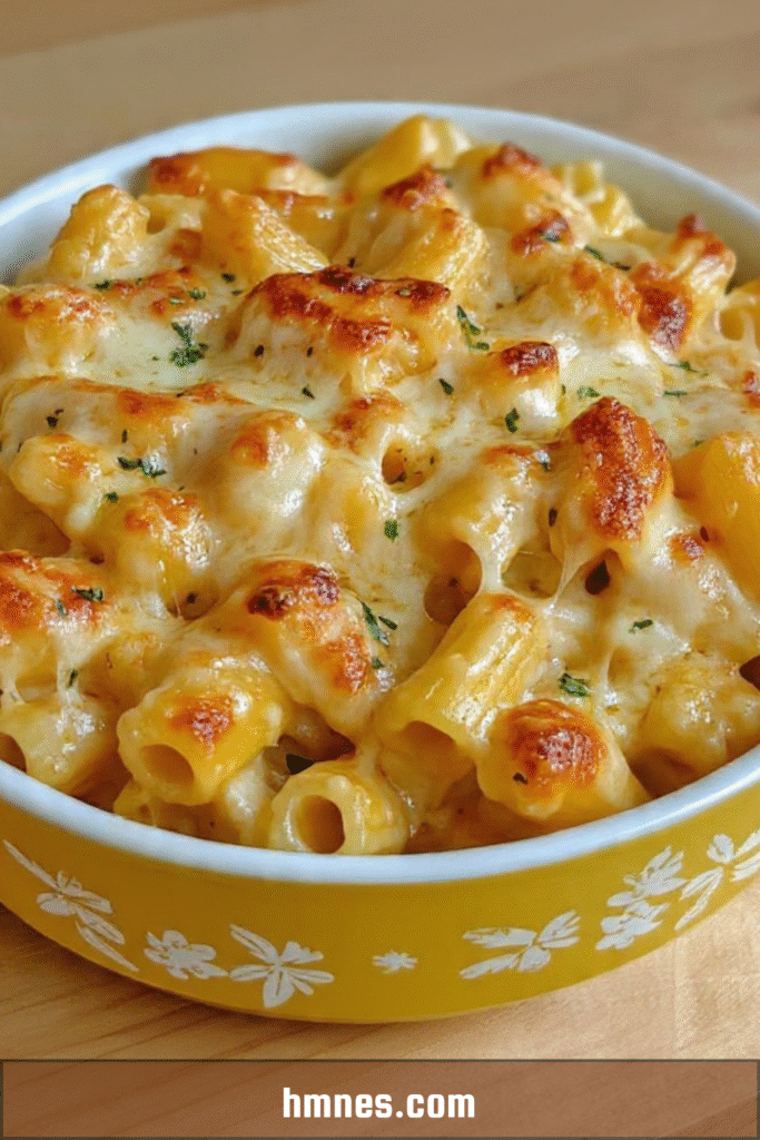 mac and cheese crémeux gratiné fromage fondant