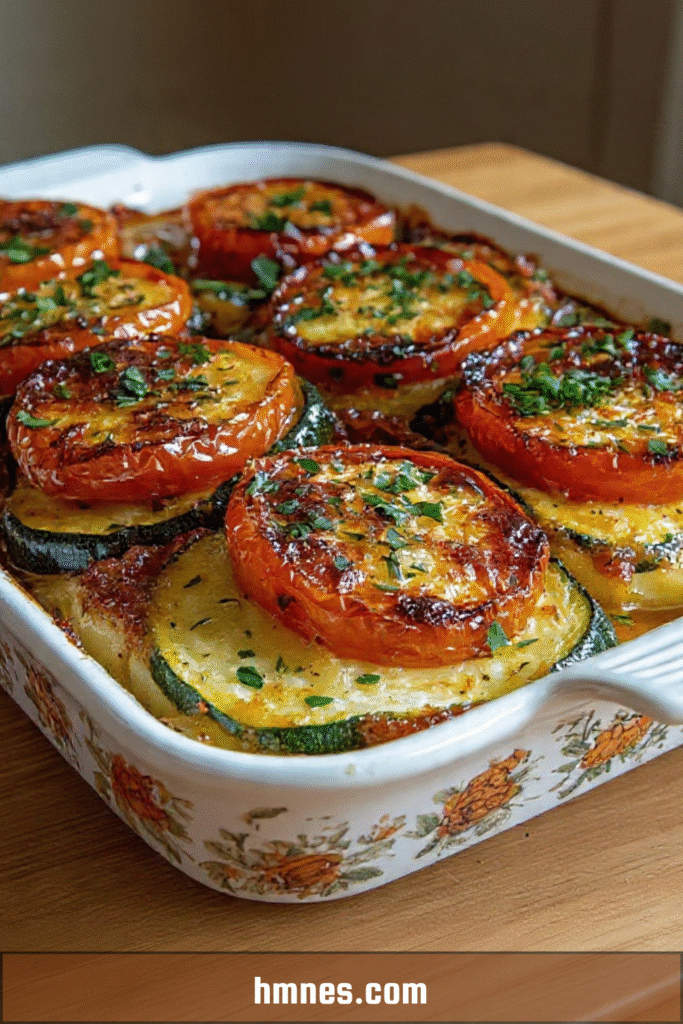 gratin provençal courgettes pommes terre tomates gratiné