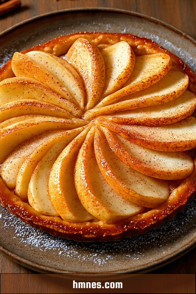 tarte fine poires cannelle croustillante maison