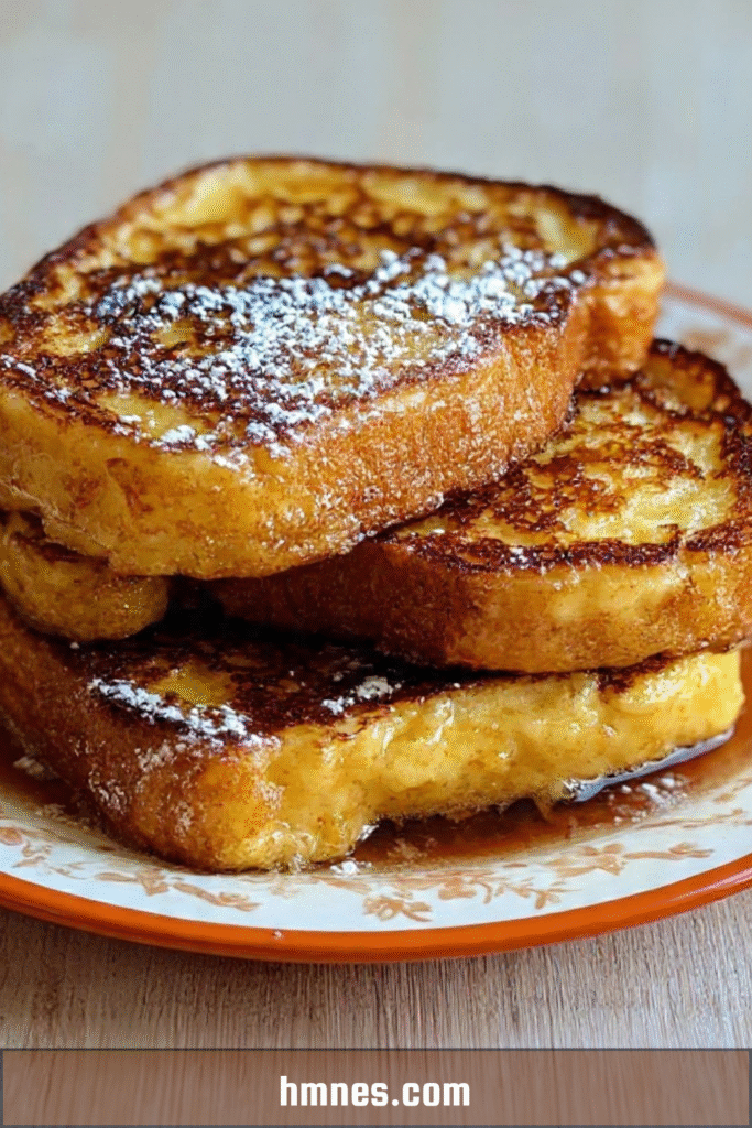 pain perdu maison moelleux dore sirop erable