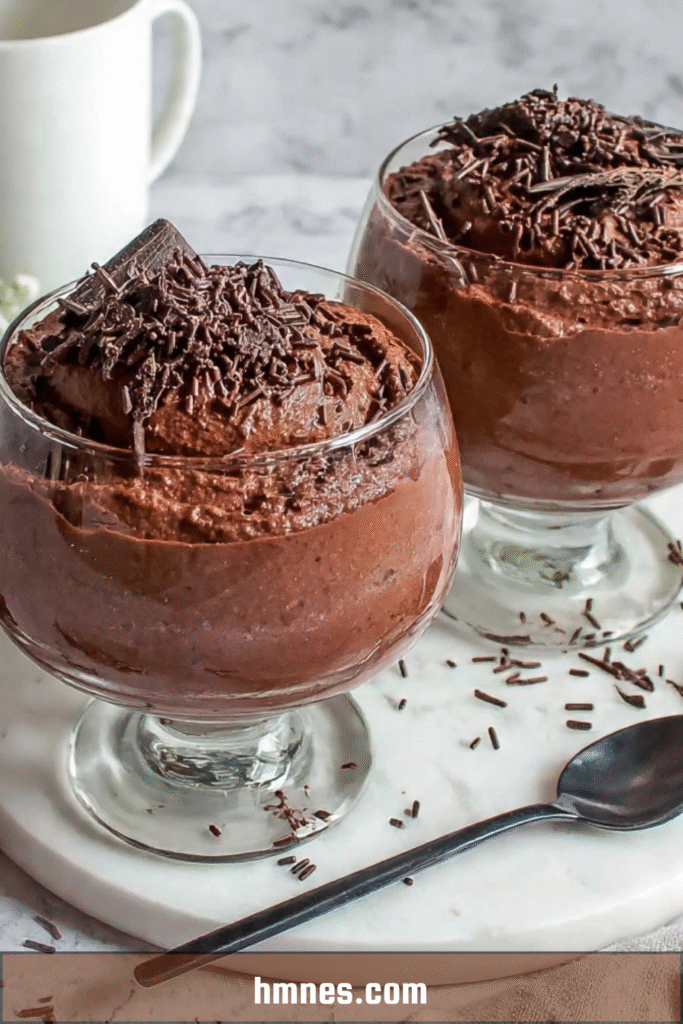 mousse au chocolat mascarpone intense verrine fondante