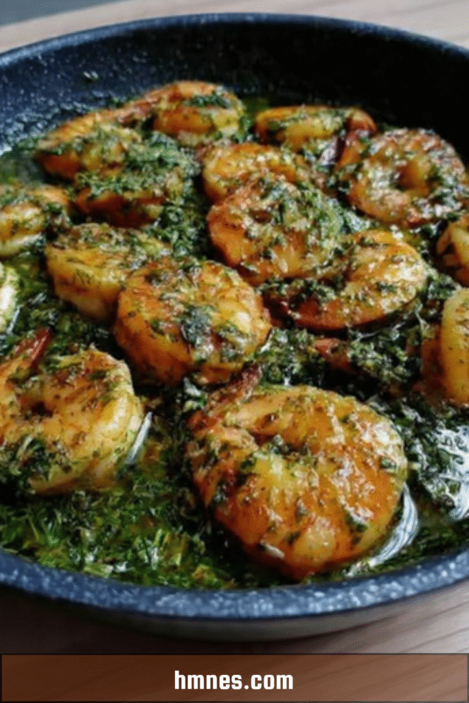 Crevettes sautées ail persil beurre poele fondantes recette rapide