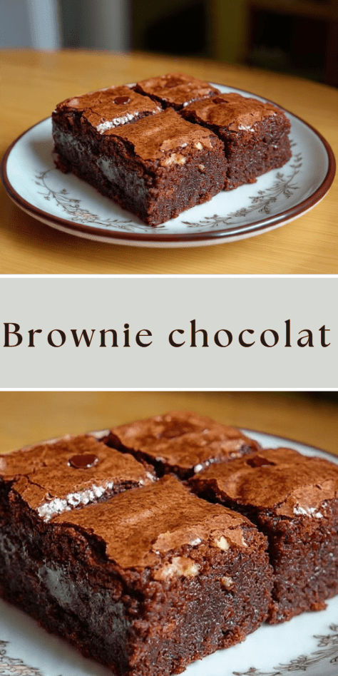 brownie chocolat coeur coulant fondant maison