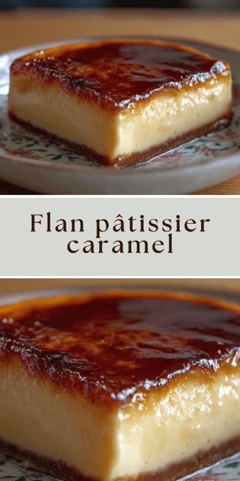 flan pâtissier caramel fondant maison crémeux