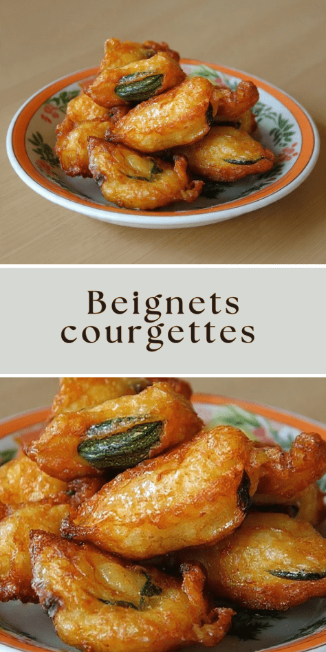 beignets courgettes croustillants dorés maison