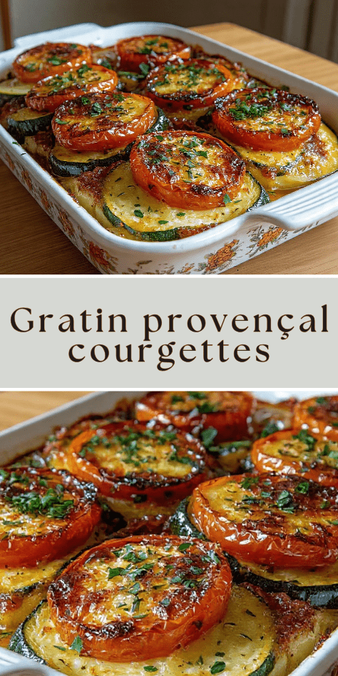 gratin provençal courgettes pommes terre tomates gratiné