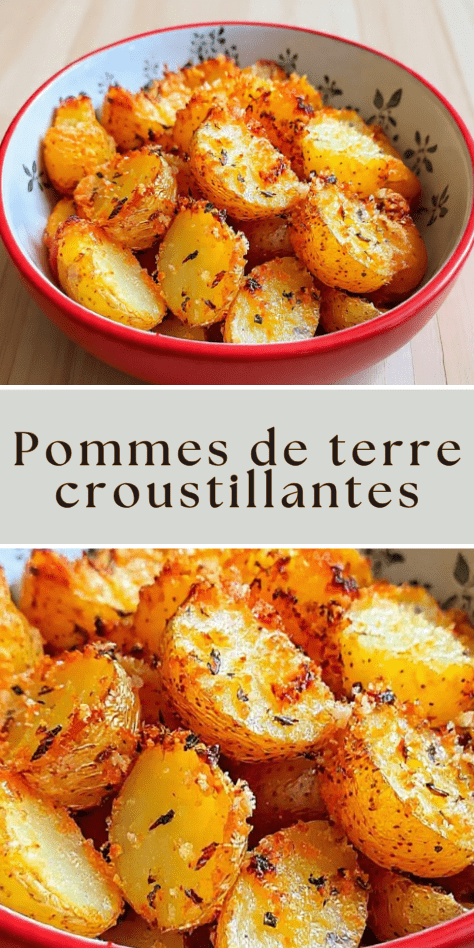 pommes de terre croustillantes parmesan four dorees
