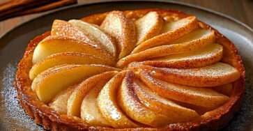 tarte fine poires cannelle croustillante maison