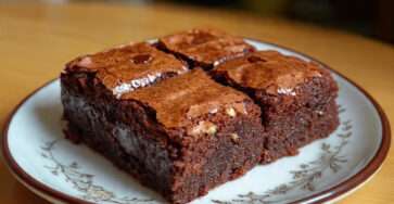 brownie chocolat coeur coulant fondant maison