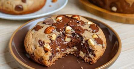 cookies géants chocolat noisette fondants maison