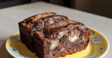 cake banane chocolat moelleux fondant maison