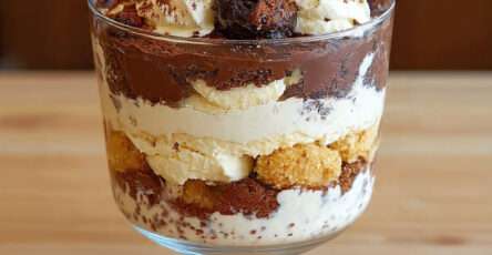 tiramisu chocolat verrine mascarpone ganache