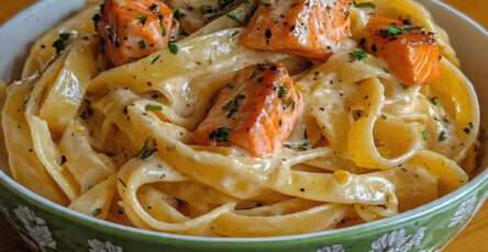 tagliatelles saumon creme citron persil plat gourmand