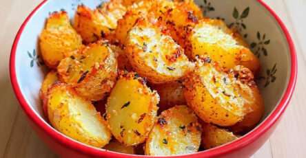 pommes de terre croustillantes parmesan four dorees