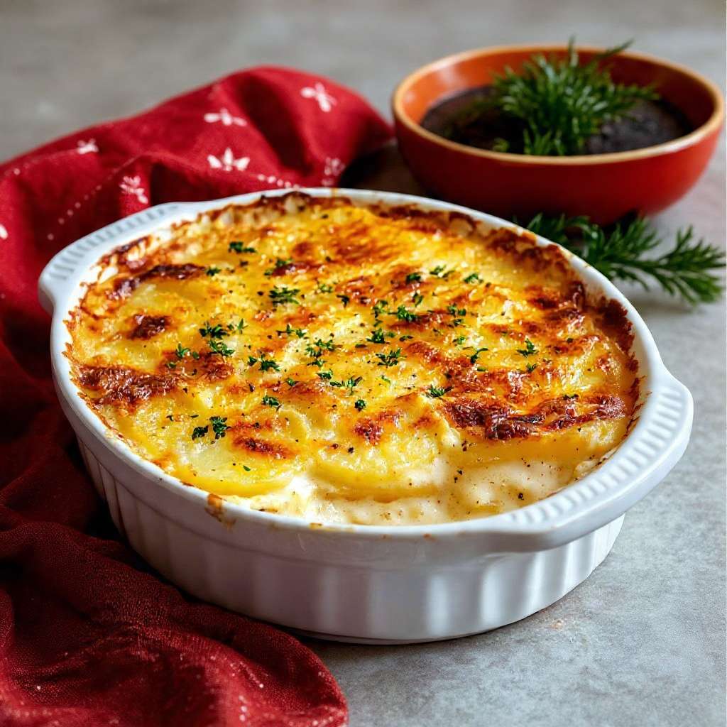gratin dauphinois fondant creme muscade pommes de terre